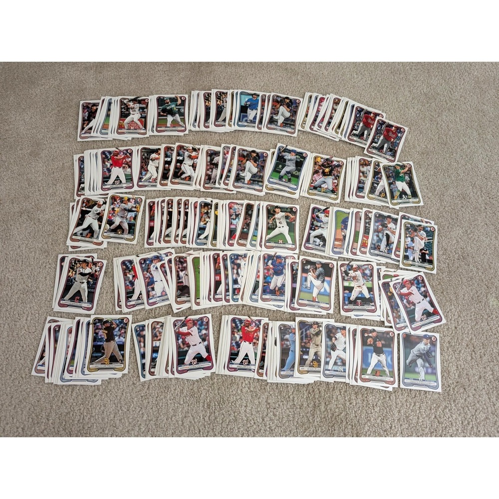 2026 Bowman Paper Baseball Card Lot of 250 Cards